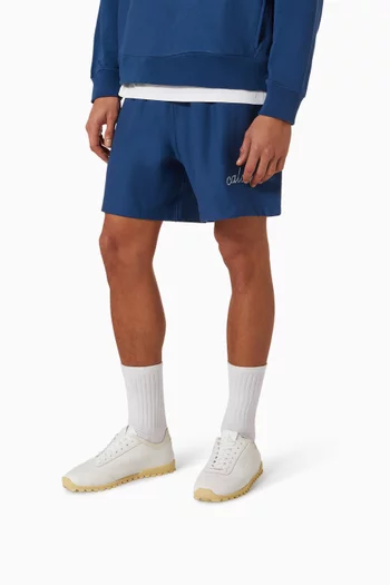 سنيكرز للجري بشعار الماركة جلد بارز الملمس