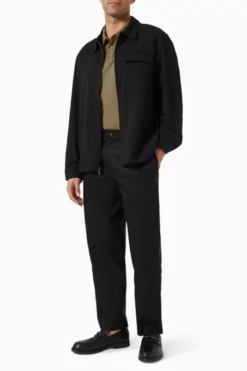 Embroidered Logo Polo Shirt in Pima Cotton