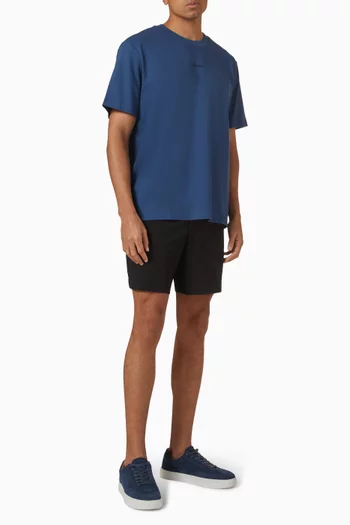 Pull-on Shorts in Seersucker