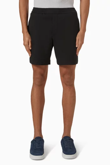 Pull-on Shorts in Seersucker