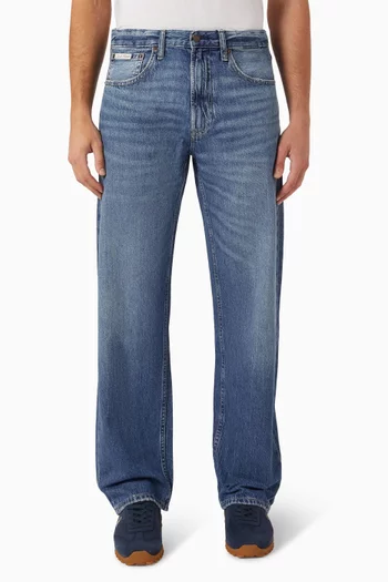 بنطال جينز بقصة مستقيمة من التسعينيات دينم