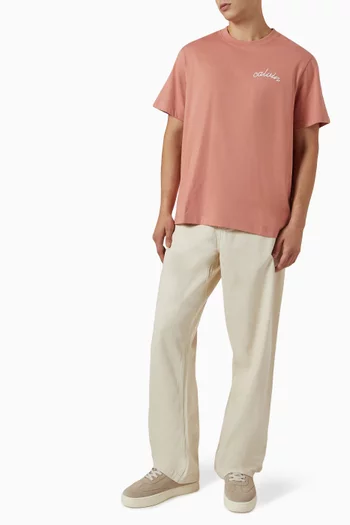 Chain Stitch Logo Easy T-shirt in Cotton