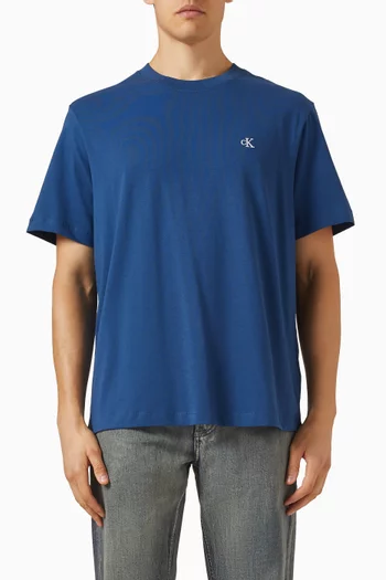 Embroidered T-shirt in Cotton