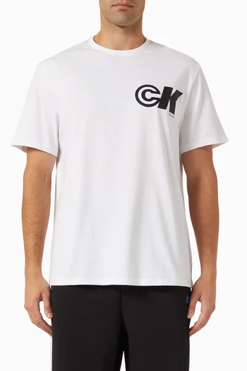 Graphic Logo T-shirt in Cotton
