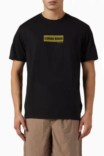 Logo Graphic T-shirt in Cotton