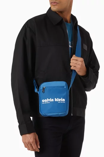 Logo-print Reporter Bag in Nylon