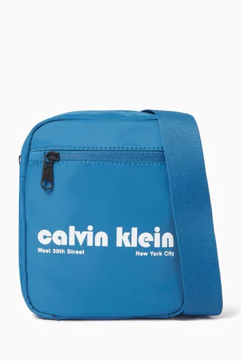 Logo-print Reporter Bag in Nylon