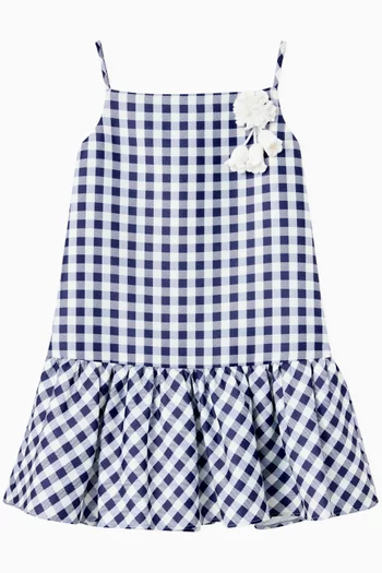 Gingham Dress in Taffeta