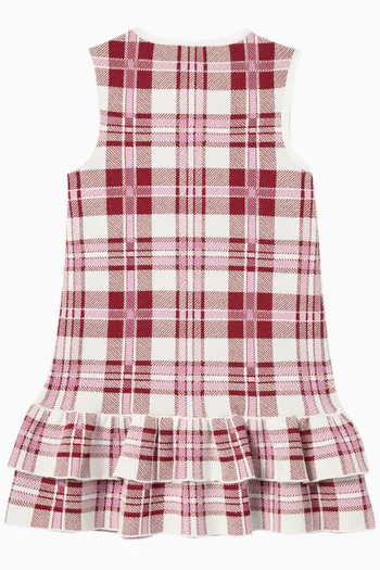 Check Knit Dress
