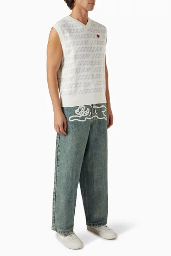 Running Dog Triple Scoop Jeans