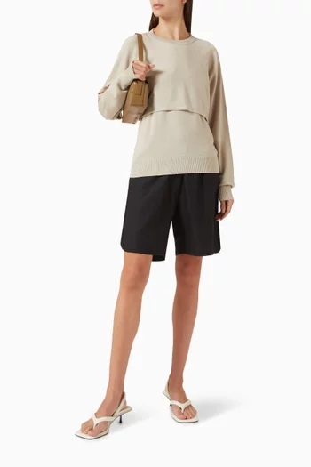 Two-piece Sweater in TENCEL™ Lyocell Blend