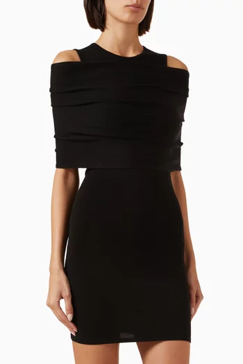Detachable-layer Knit Dress in TENCEL™ Lyocell-blend