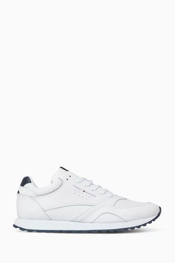 Cleat Sneakers in Leather