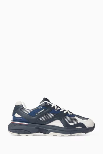 Hilfiger Monotype Mixed Texture Chunky Sneakers