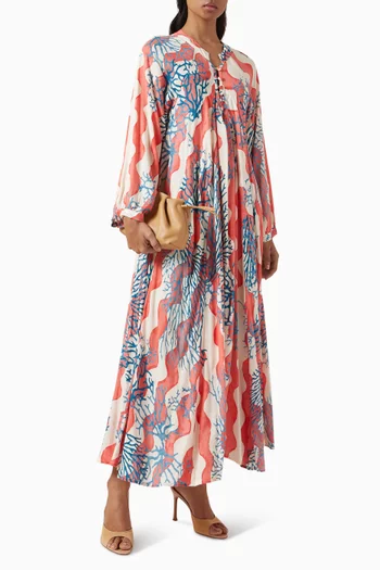Fiore Printed Maxi Dress