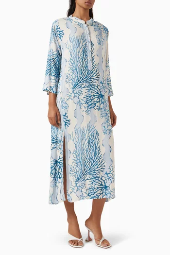 Isobel Midi Dress in Rayon
