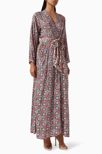 Nico Printed Maxi Dress