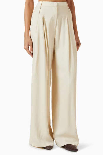 Double Loop Pants in Viscose Blend