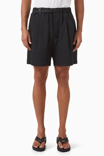 Dry Soft Seersucker Shorts in Cotton-blend