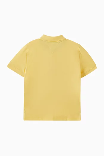 Embroidered Polo Shirt in Cotton Piqué