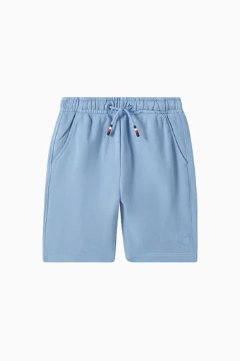 Tonal Flag Sweat Shorts in Cotton Blend