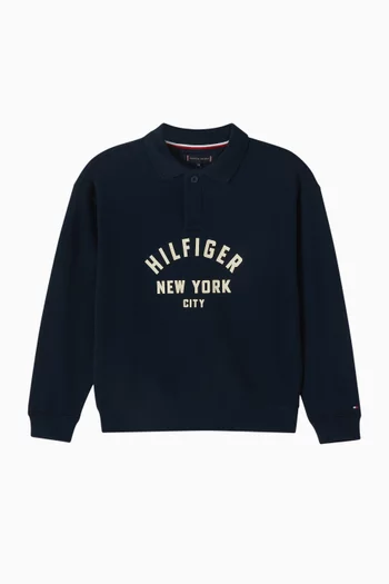 Graphic Logo Sweatshirt in Cotton