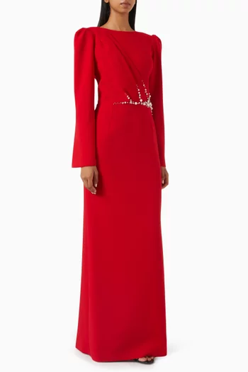 Embellished Maxi Dress