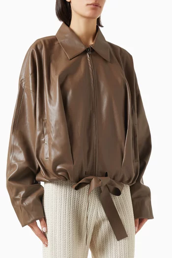 Ria Bomber Belted Jacket
