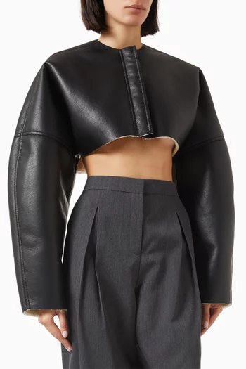 Adele Cropped Bomber Jacket