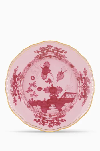 Antico Doccia Flat Dinner Plate in Porcelain, 26.5cm