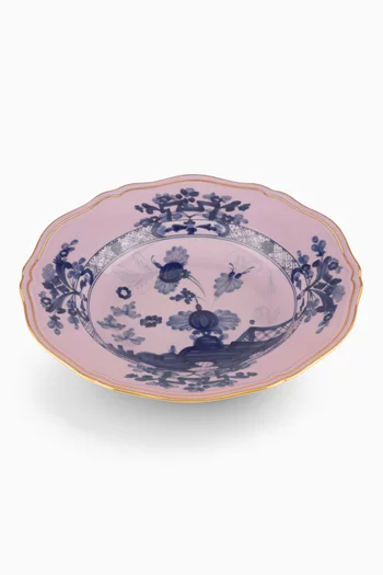 Antico Doccia Soup Plate in Porcelain, 24cm
