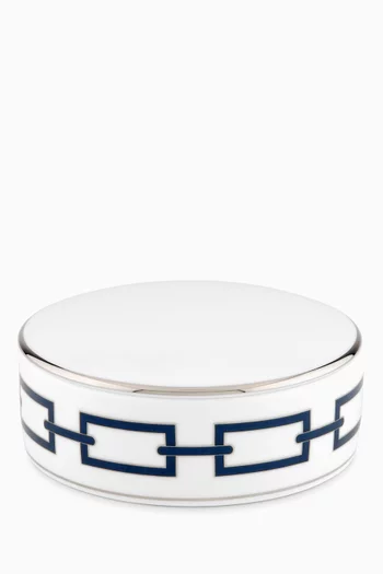 صندوق للزينة كاتين دائري بورسلين