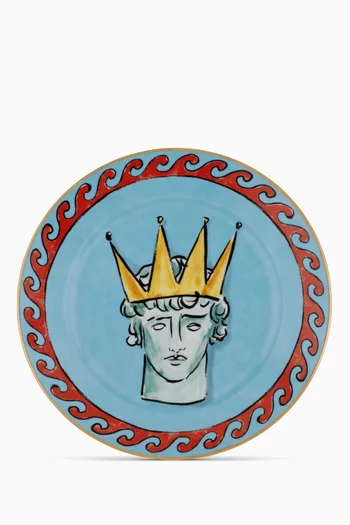 Flat Plate in Porcelain, 28cm