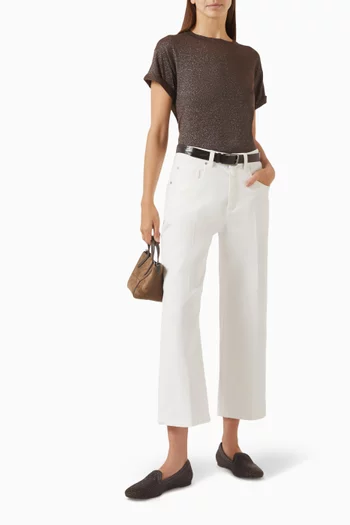 Knit T-shirt in Cashmere Blend
