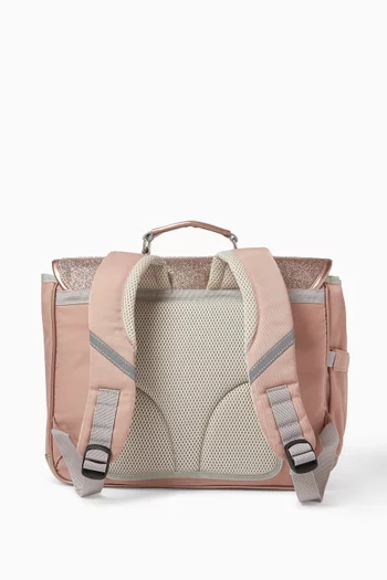 Medium Flounces Glitter School Bag