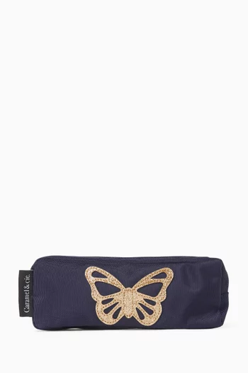 Butterfly Double Pencil Case
