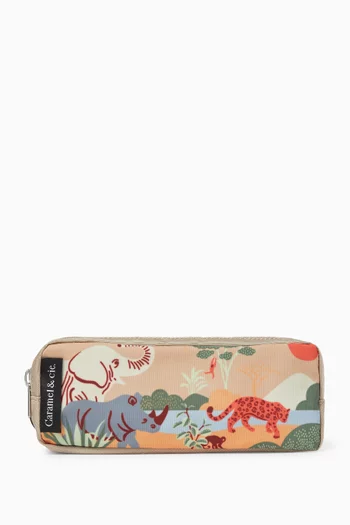 Safari Double Pencil Case