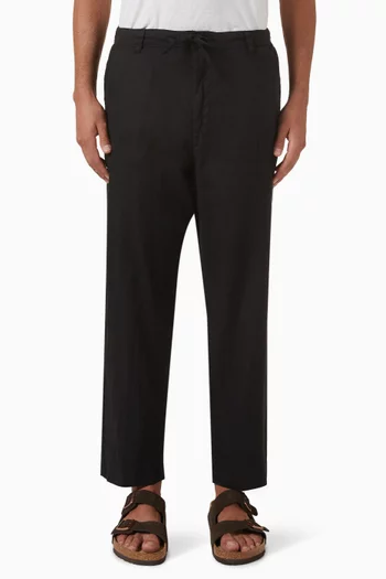Magnus Cropped Pants in Linen-blend