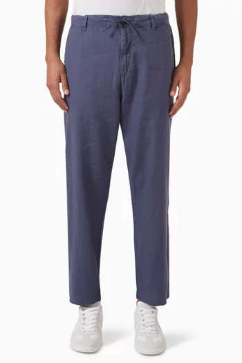 Magnus Crop Pants in Linen-blend