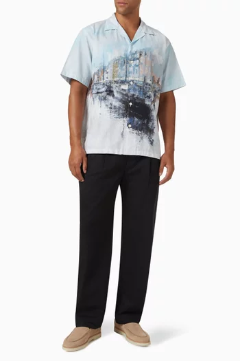 Printed Shirt in Organic Cotton