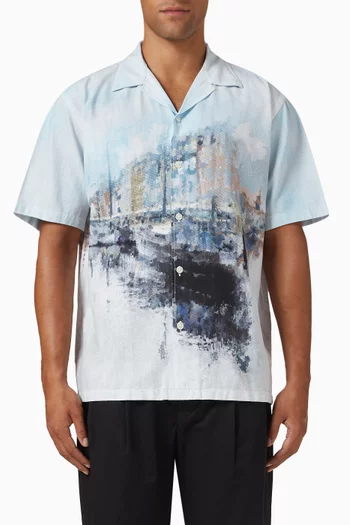 Printed Shirt in Organic Cotton