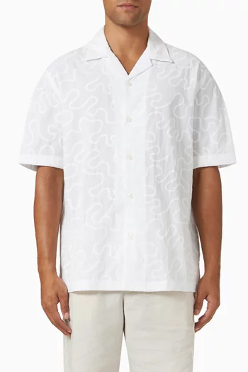Embroidered Shirt in Organic Cotton