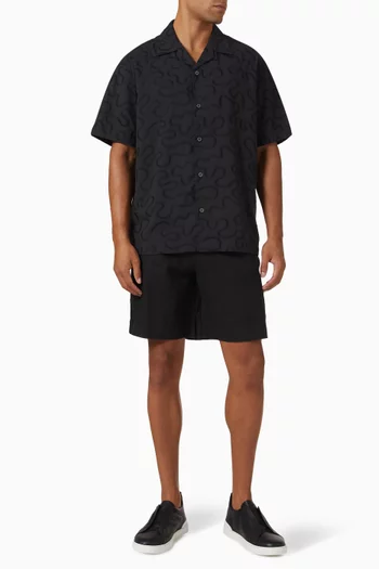 Embroidered Shirt in Organic Cotton