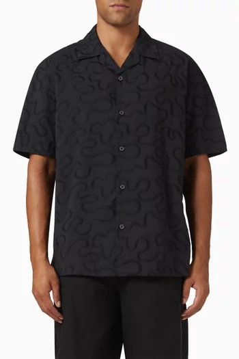 Embroidered Shirt in Organic Cotton