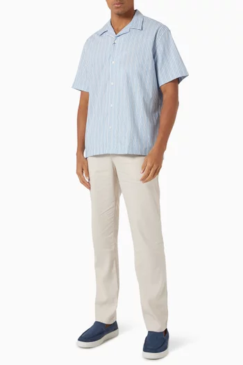 Striped Shirt in Organic Cotton