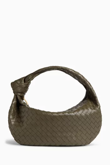 Jodie Shoulder Bag in Intrecciato Leather