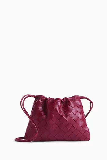 Small Dustbag in Intrecciato Leather
