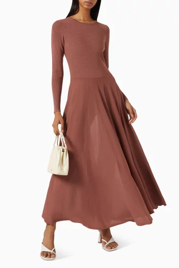 Fit & Flare Knit Dress