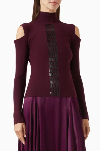 Baguette Embellished Top