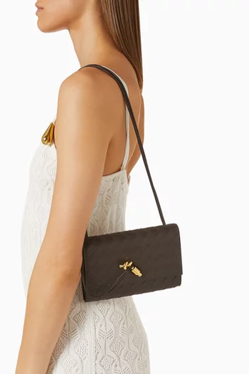 حقيبة أنديامو جلد مجدول